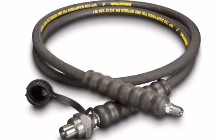 شیلنگ هیدرولیک لاستیکی فشار قوی ، 0٫25 اینچ قطر داخلی مدل HA9210B 10 فوت ،