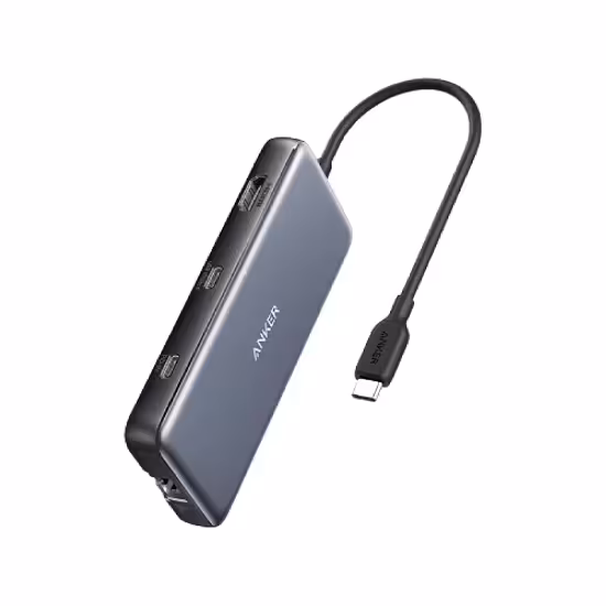 هاب 8 پورت انکر مدل Anker PowerExpand A8383 با کابل USB-C