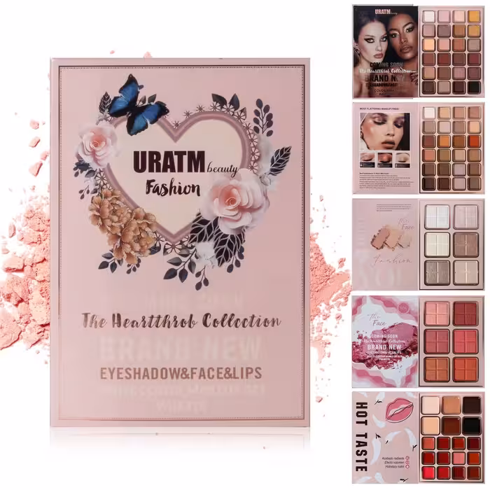 پالت سایه و میکاپ کامل مدل آلبومی  طرح پروانه از برند اورجینال igoodcooo با پیگمنت عالی مناسب هدیه 🎁