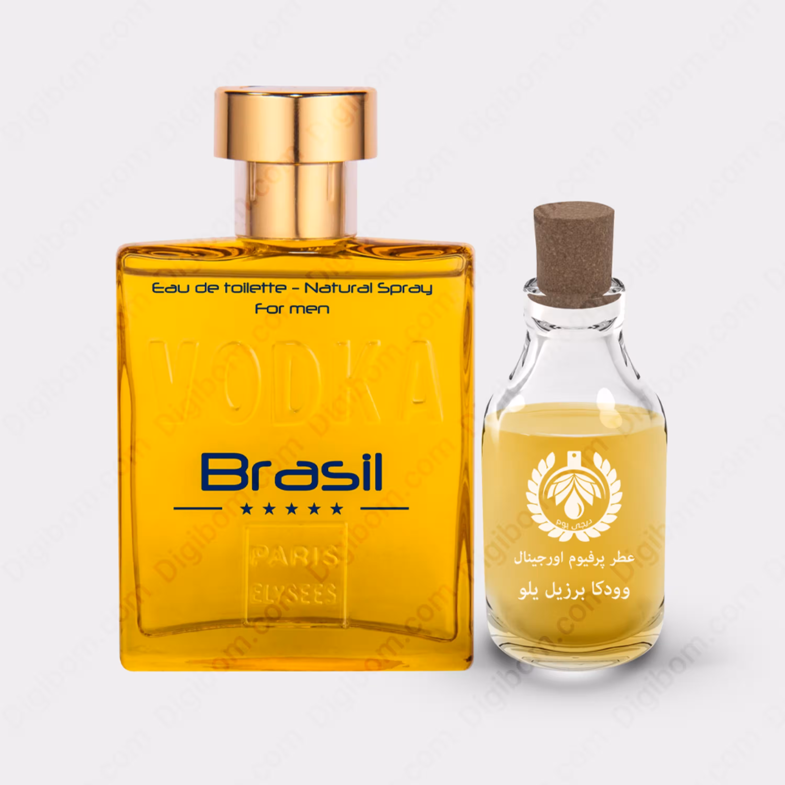 عطر پاریس الیسیس وودکا برزیل یلو Paris Elysees Vodka Brasil Yellow حجم 30 میل
