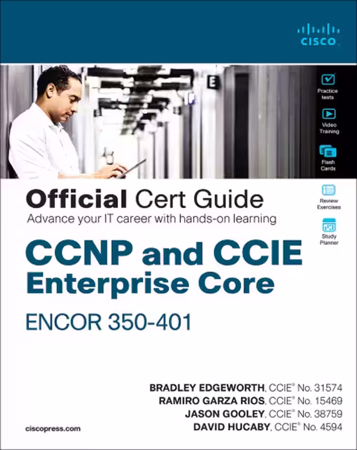 خرید و دانلود نسخه کامل کتاب CCNP and CCIE Enterprise Core ENCOR 350-401 Official Cert Guide