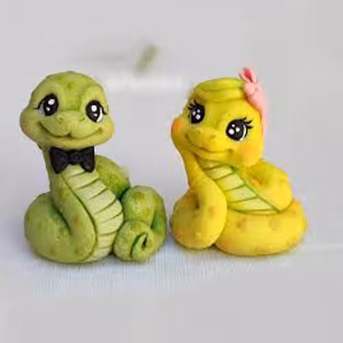قالب سیلیکونی مار دختر و پسر