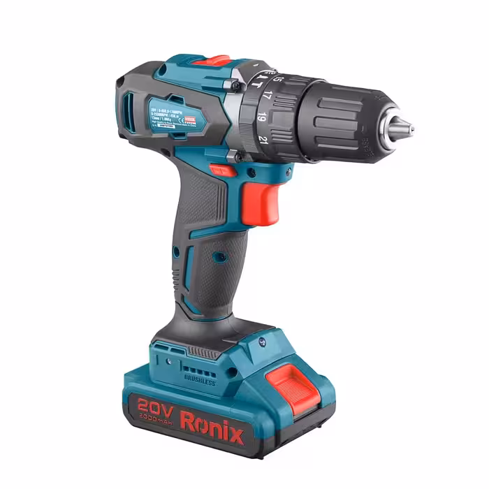 دریل شارژی چکشی براش لس رونیکس مدل 8900k