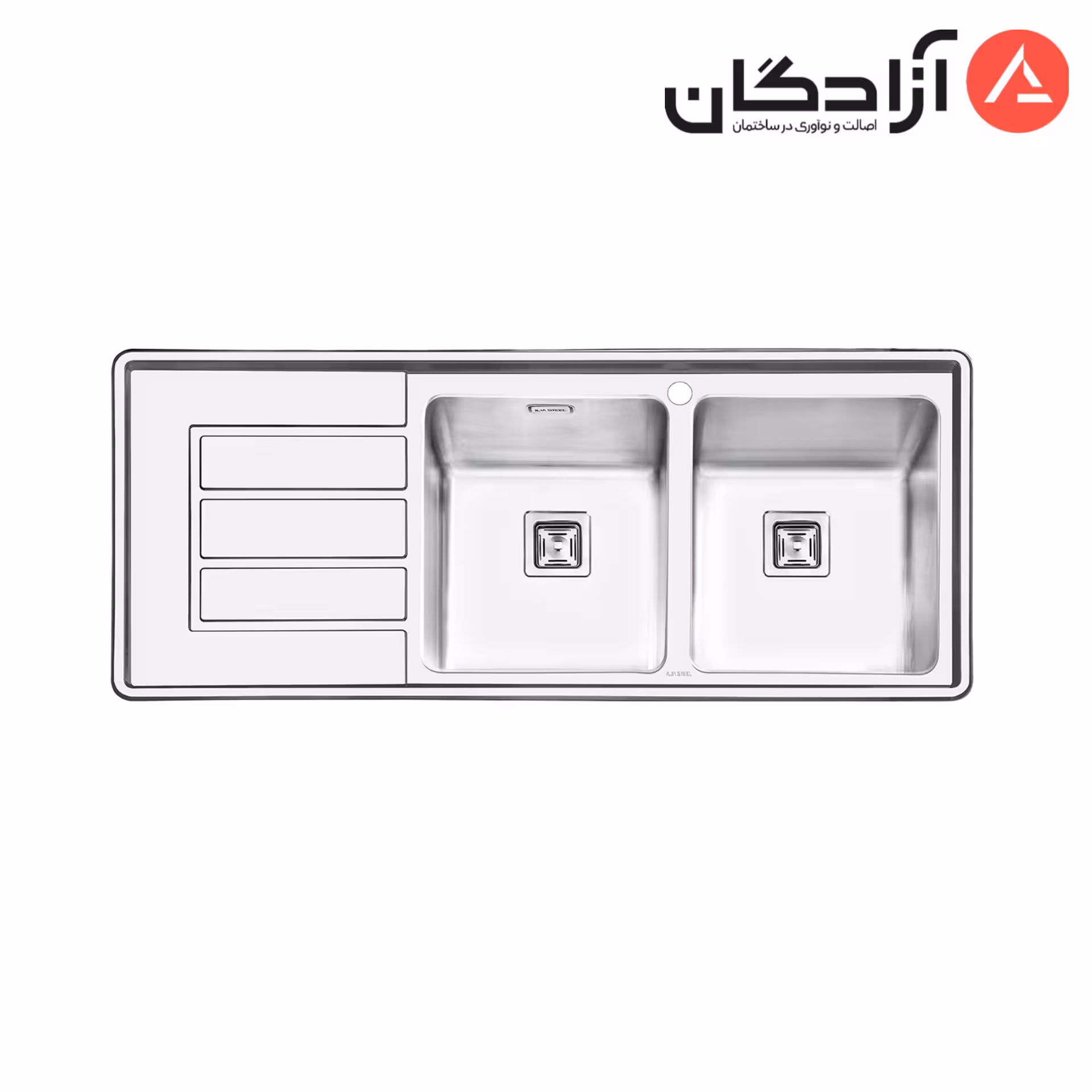 سینک فانتزی توکار ایلیااستیل 2062