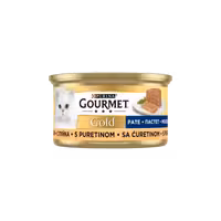 کنسرو گربه پته بوقلمون برند Gourmet گورمت 85 گرمی