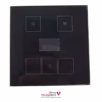 کلید ترموستات دیجیتال لمسی و WIFI رنگ مشکی