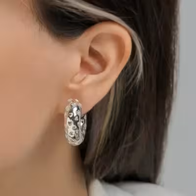 گوشواره رادیوم میخی جنس کوپر sku162