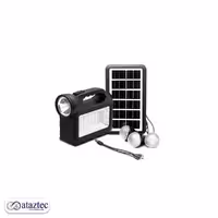 کیت روشنایی چند منظوره با شارژ خورشیدی 8017AM | برای تأمین نور، شارژ و پخش موزیک