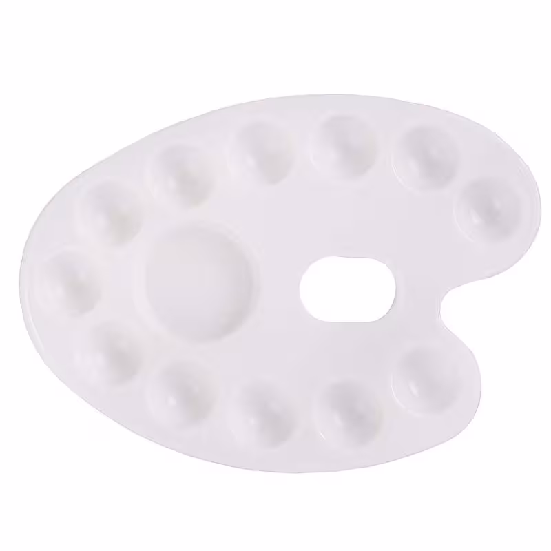 خرید پالت رنگ پلاستیکی مدل تخم مرغی