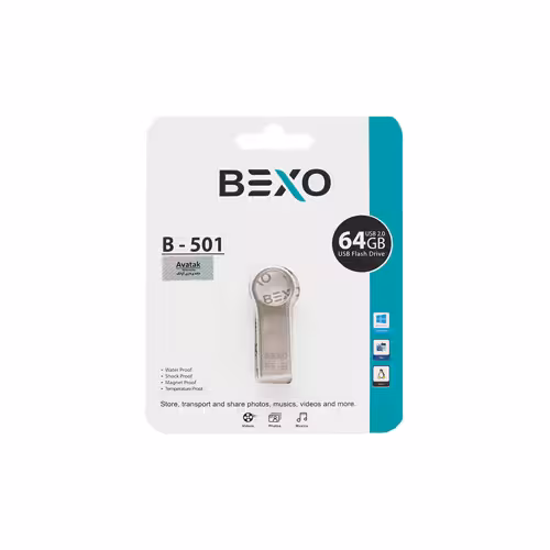 فلش 64GB مدل BEXO B-501 – مشکی