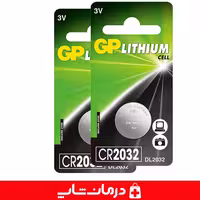 باتری سکه ای جی پی مدل 2032 باتری سکه ای gp بسته 10 عددی
