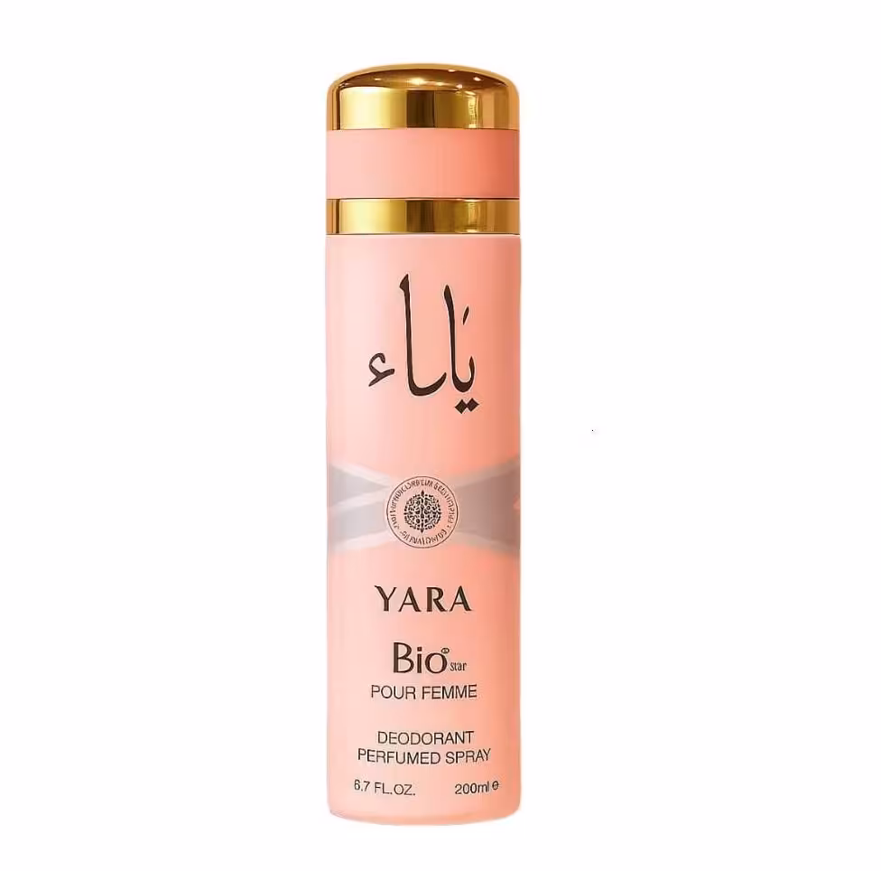 اسپری بدن زنانه بیو استار مدل 200ml YARA