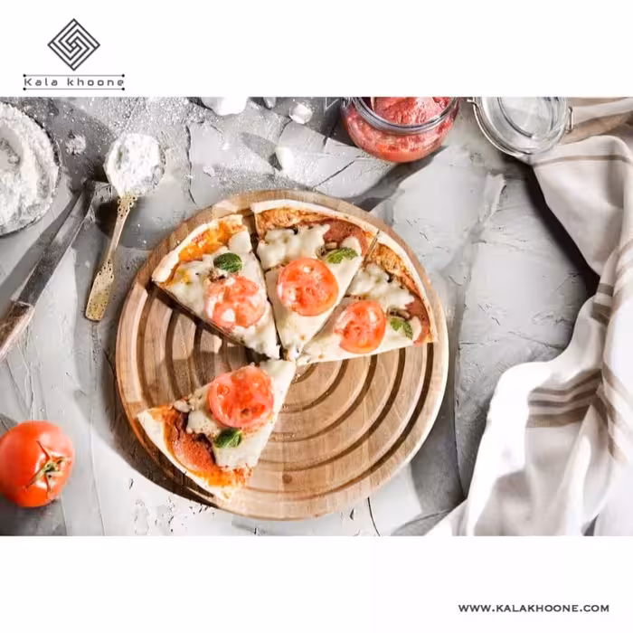 تخته سرو پیتزا آماهوم