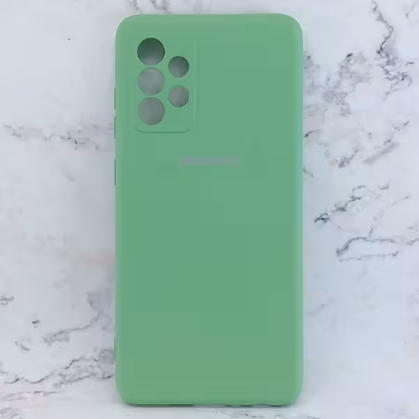 کاور سیلیکونی رنگی مدل TPN مناسب برای گوشی موبایل سامسونگ Galaxy A72 - سبز پسته ای