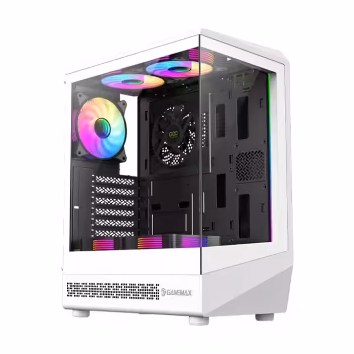 کیس کامپیوتر گیم مکس مدل Vista COC White