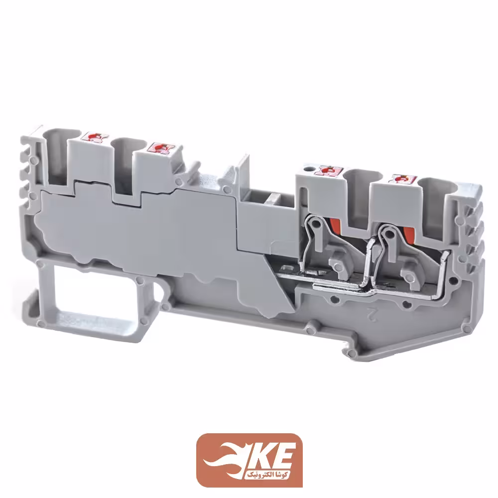 ترمینال ریلی فشاری 2 به 2 سایز 2.5 رعد مدل RPIT2.5-2/2