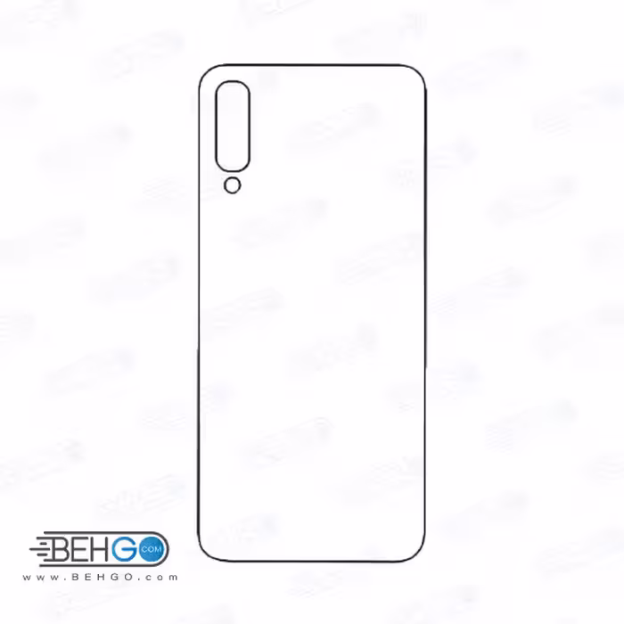 برچسب اصلی پشت سامسونگ A70 محافظ پشت رنگی و اکلیلی گوشی Samsung Galaxy A70 Back Protector