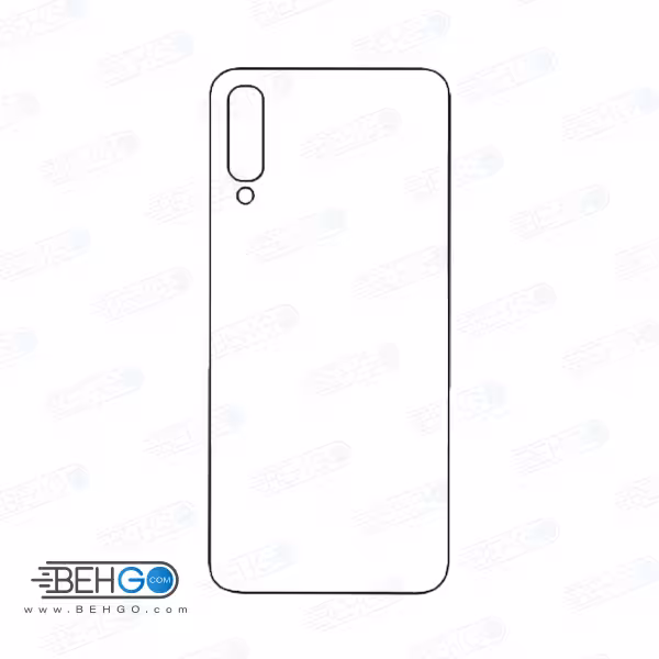برچسب اصلی پشت سامسونگ A70 محافظ پشت رنگی و اکلیلی گوشی Samsung Galaxy A70 Back Protector