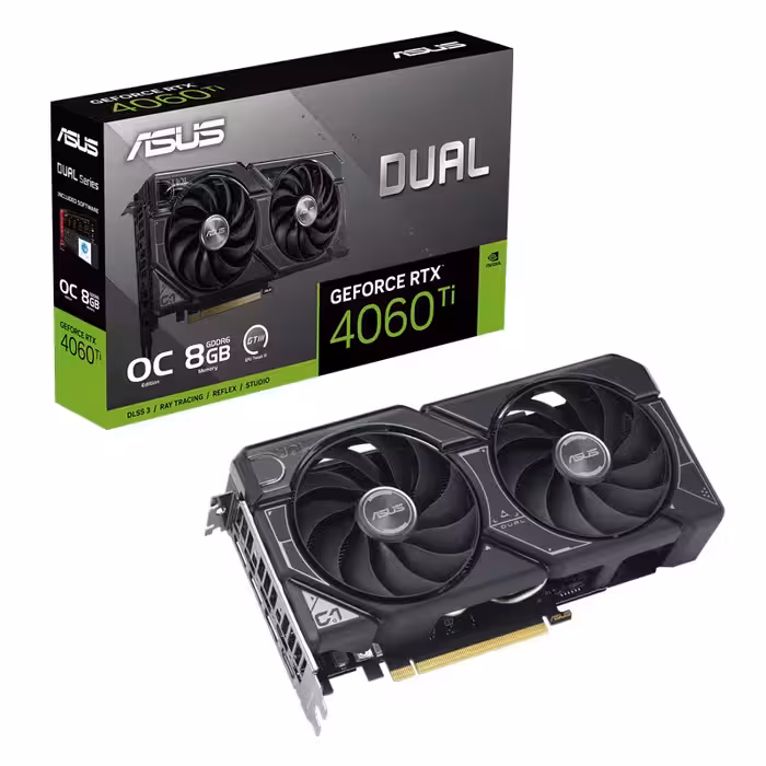 کارت گرافیک گیمینگ ایسوس مدل RTX 4060Ti OC ظرفیت 8 گیگابایت با قابلیت اورکلاک
