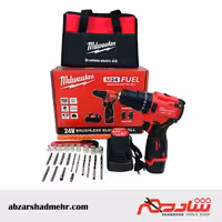 دریل شارژی براشلس طرح میلواکی 24 ولت