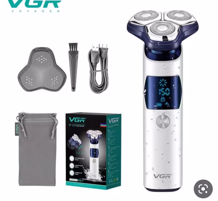 ماشین اصلاح موی صورت سه تیغ وی جی ار مدل V-328