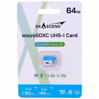 رم میکرو 64 گیگ اگزاسند ExAscend Essential-X U3 C10 90MB/s