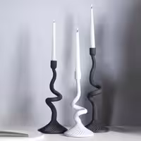 شمعدان دکوری مدرن مدل لارا در رنگبندی