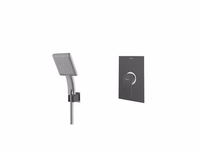 شیر و دوش حمام توکار شودر مدل رومر پلاس تیپ 2 کروم (رنگبندی )BRASS