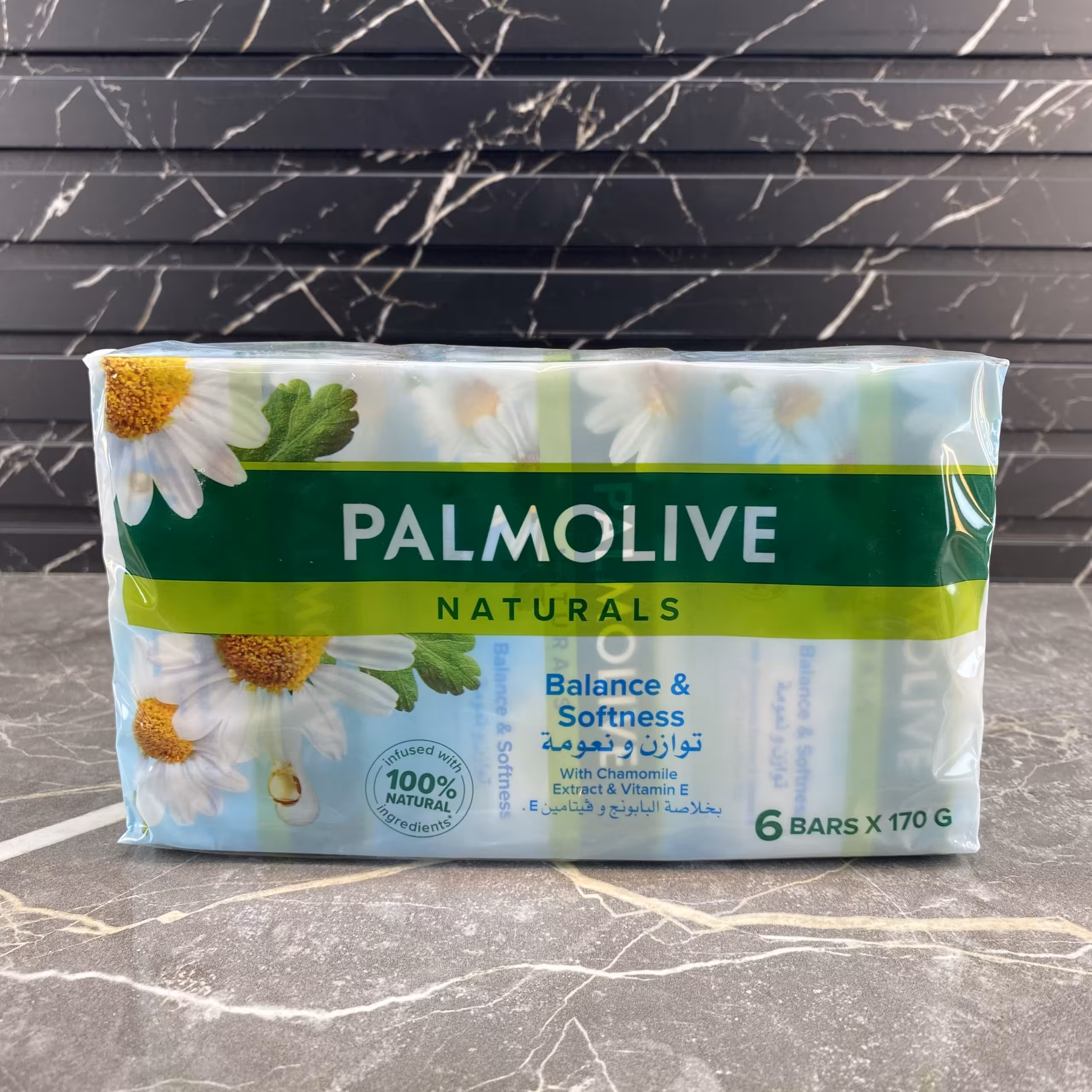 صابون پالمولیو مدل Balance & Softness مناسب انواع پوست بسته 6 عددی 170 گرمی