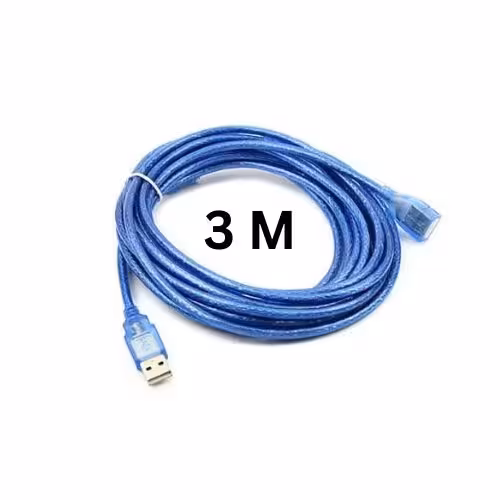 کابل افزایش طول USB شیلدار طول 3 متر