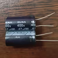ELNA 400V 47uF – خازن 400 ولت 47 میکرو فاراد سری RJ4