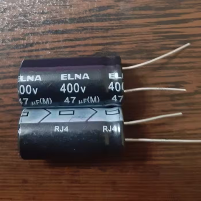 ELNA 400V 47uF – خازن 400 ولت 47 میکرو فاراد سری RJ4