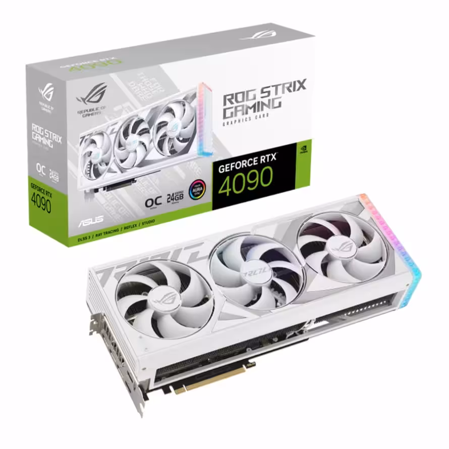 کارت گرافیک ایسوس ROG Strix GeForce RTX 4090 24GB GDDR6X White OC Edition