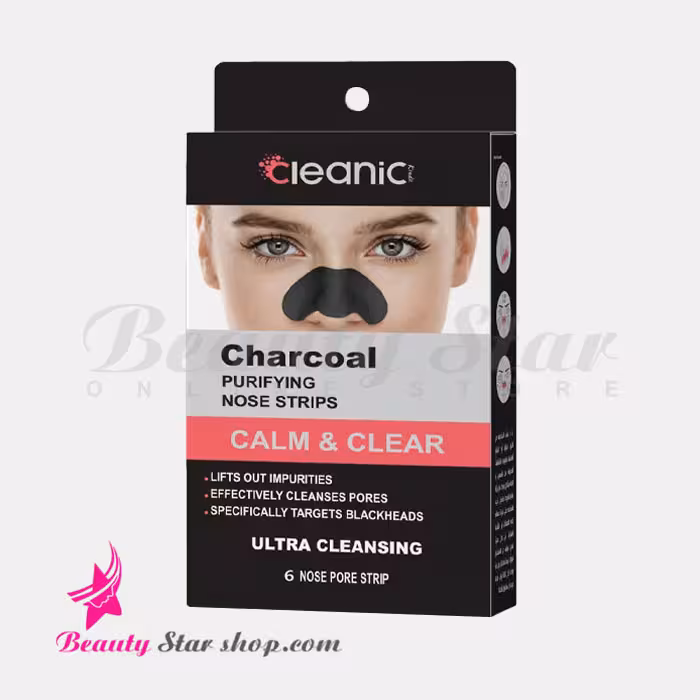 چسب بینی زغالی کلینیک 6 عددی