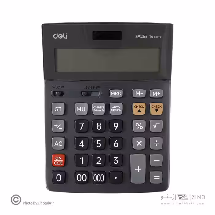 ماشین حساب رومیزی 3صفر16رقم دلی39265