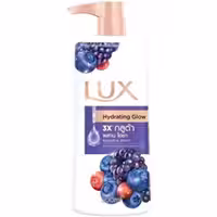 شامپو بدن آبرسان و روشن کننده میوه های بری لوکس Lux Hydrating Glow حجم 500 میلی لیتر