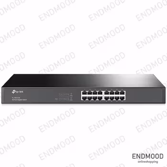 سوئیچ رکمونت TP-LINK TL-SG1016 تی پی لینک 16 پورت گیگ غیر مدیریتی