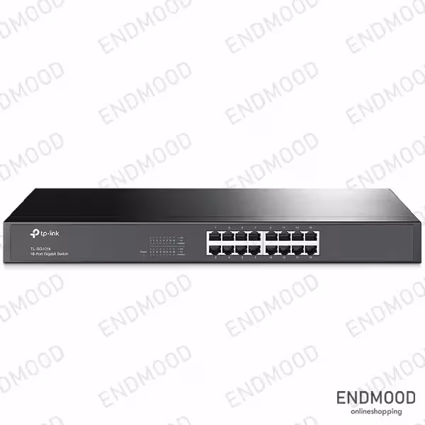 سوئیچ رکمونت TP-LINK TL-SG1016 تی پی لینک 16 پورت گیگ غیر مدیریتی