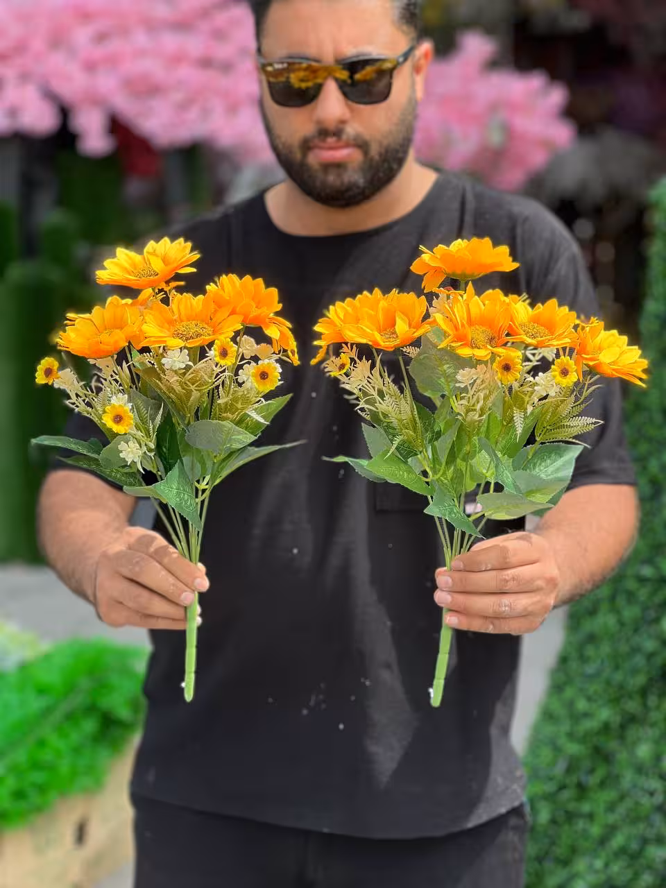 بوته افتابگردون7گل