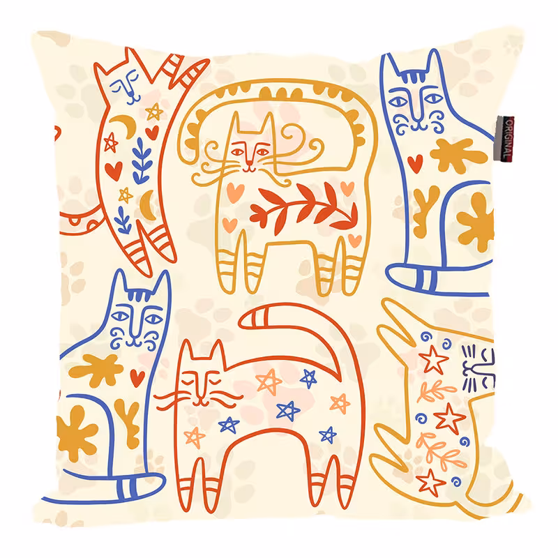 کوسن مدل گربه کد 130