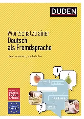 کتاب آلمانی Duden Wortschatztrainer Deutsch als Fremdsprache A1-B1