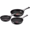 سرویس تابه 3 پارچه 20، 24 و 28 سانتیمتری تفال مدل Tefal Unlimited On ساخت فرانسه