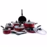 سرویس قابلمه و تابه 16 پارچه رویال فورد مدل RoyalFord RF5857 قرمز