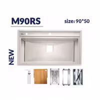 سینک توکار پله دار متا مدل M90RS - نوین هوم