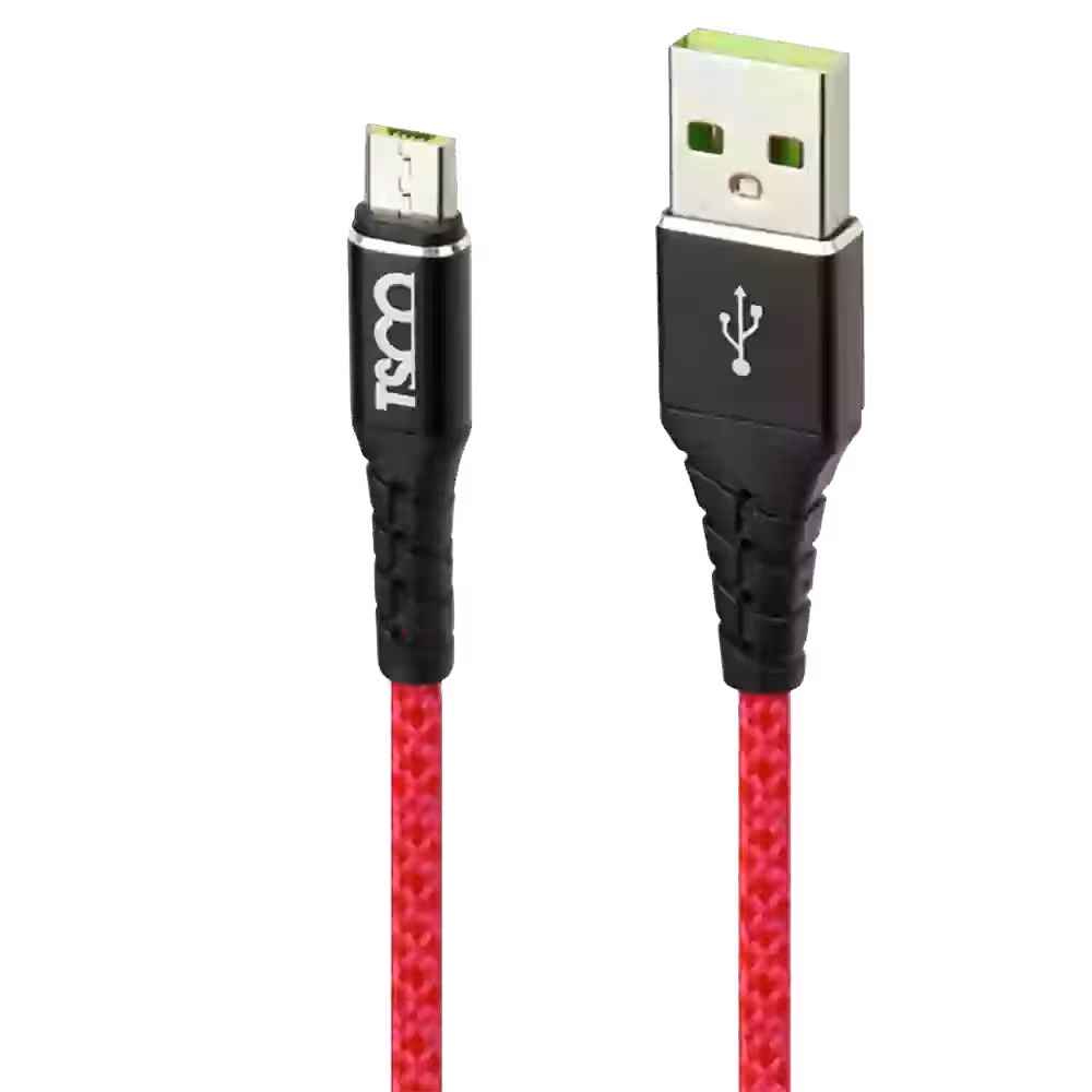 کابل شارژ و انتقال داده USB به Micro USB تسکو مدل TCA 204