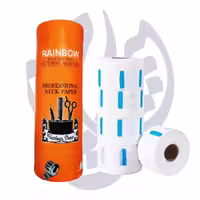 رول گردن آرایشگری رینبو rainbow بسته 5 عددی RAINBOW NECK PAPER