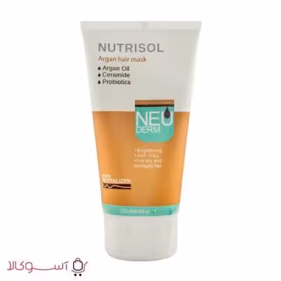 ماسک مو آرگان نئودرم مدل nutrisol حجم 150 میلی لیتر