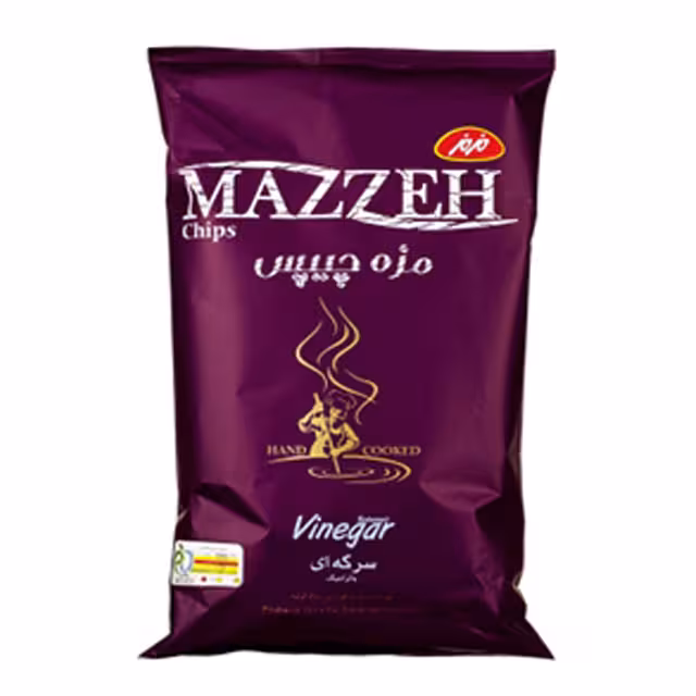 چیپس سرکه بالزامیک مزمز مدل مزه چیپس 120 گرمی