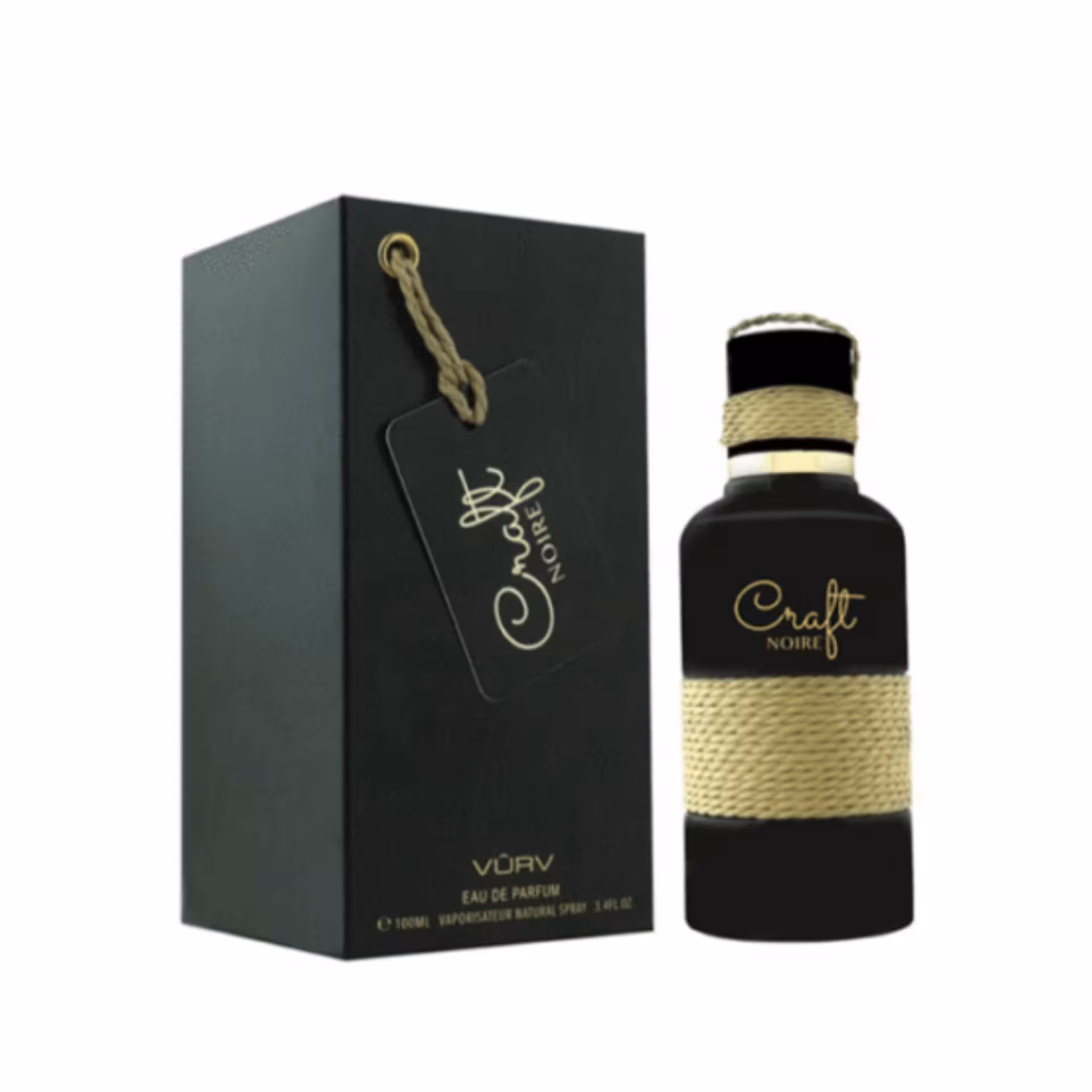 ادکلن مردانه لطافه مدل کرافت نویر رایحه امبر لدر حجم 100 میل