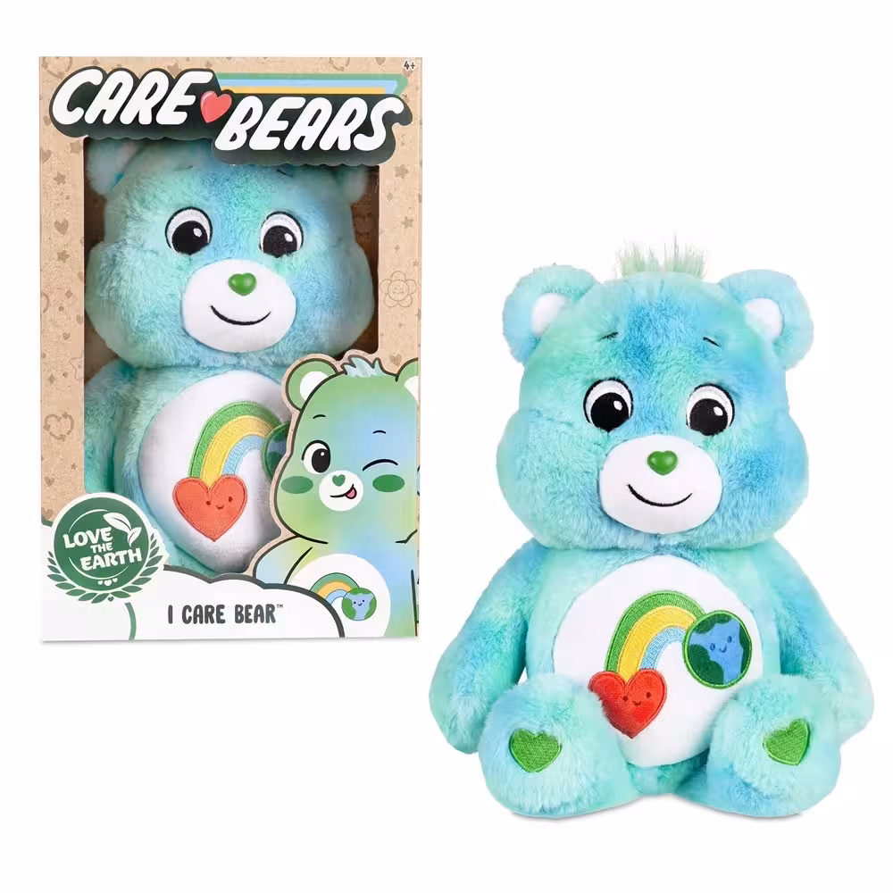 خرس پولیشی قلبی سبز آبی 28 سانتی Care Bears
